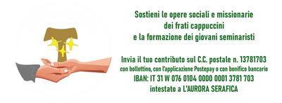 Sostieni le opere sociali e missionarie dei frati cappuccini